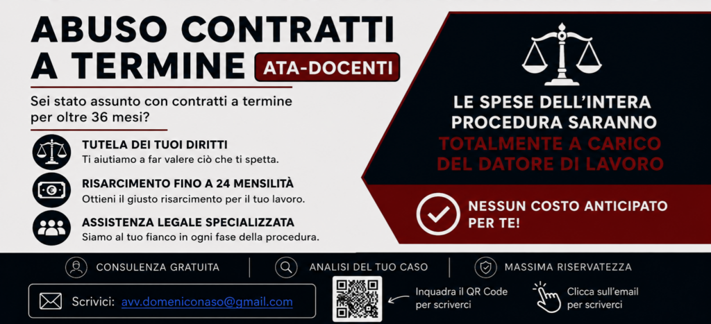 Contratti a termine docenti