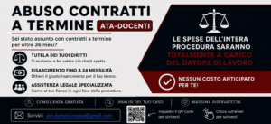 Contratti a termine docenti