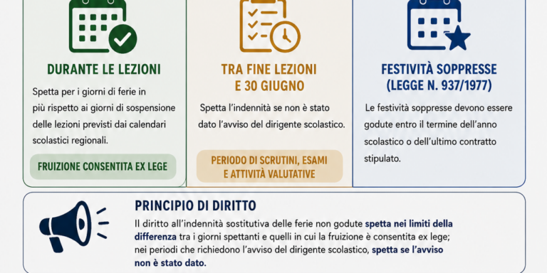 Ferie docenti precari